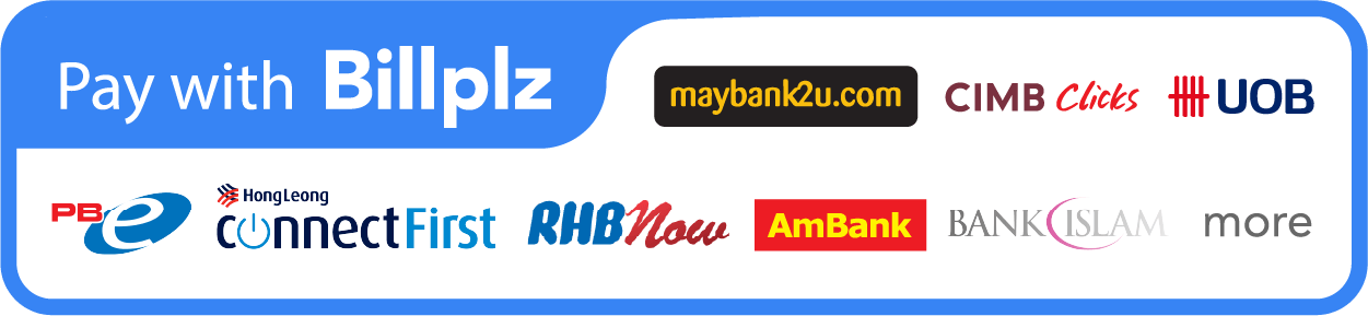 Bayar Secara Online Transfer FPX (Barang sampai 3-5 hari)